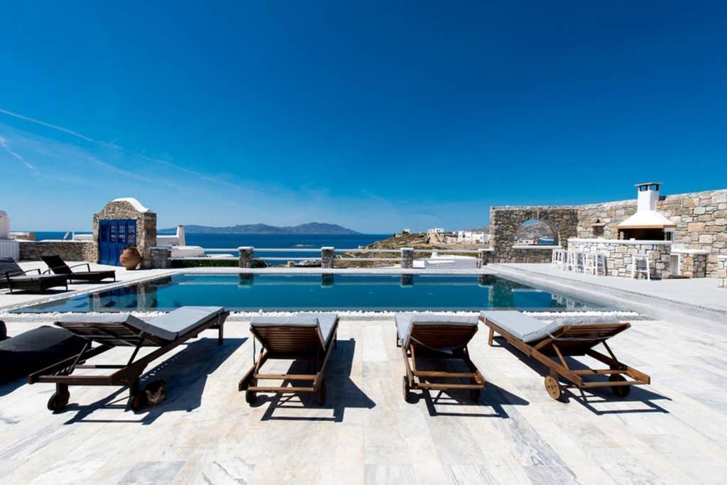 Villa Orion Mykonos - Blue Views Mykonos Villas Mykonos Town Экстерьер фото